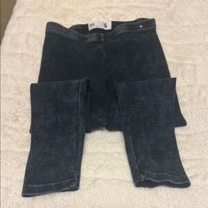 Black Denim Leggings